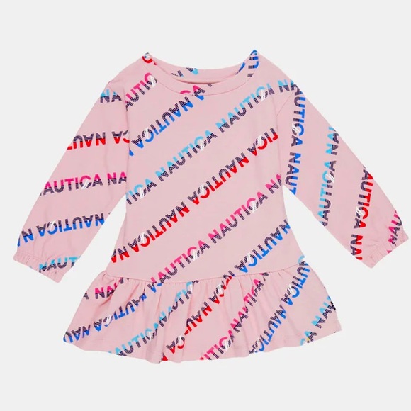 Nautica Other - Nautica Girls A-Line Long Sleeve Fleece Dress NWT